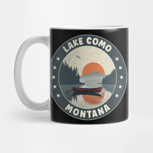 Lake Como Montana Sunset Mug